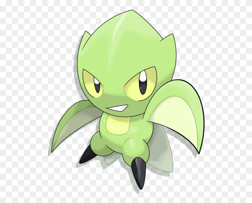 526x618 Scyscy Scyther Pre Evolution By Adrianol Drawings Baby Cartoon, Green, Toy HD PNG Download
