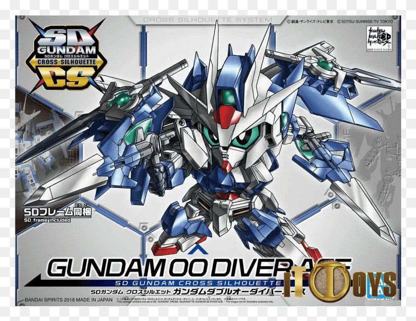 1201x907 Sd Gundam Cross Silhouette 006 Gundam 00 Diver Ace Sd Gundam Cross Silhouette Gundam 00 Diver Ace, Robot Hd Png