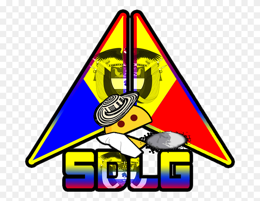 678x590 Sdlg Sdlg Seguidoresdelagrasa Colombia Narcolombia, Triangle, Symbol, Sign HD PNG Download
