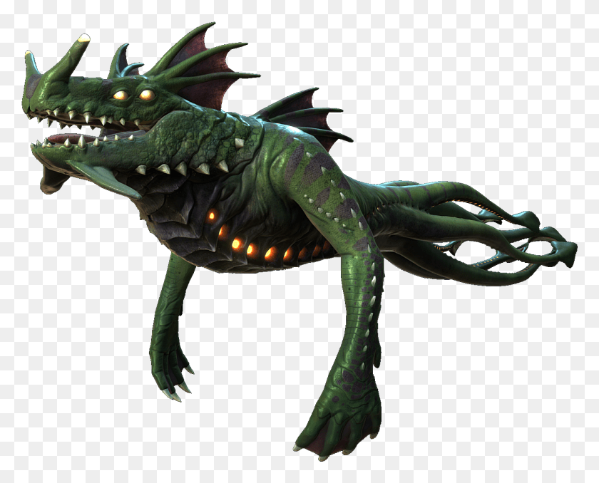 1299x1030 Dragón De Mar Leviatán, Dinosaurio, Reptil, Animal Hd Png