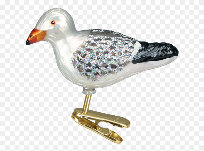 632x563 Sea Gull Old World Glass Ornment Great Black Backed Gull, Bird, Animal, Accessories HD PNG Download