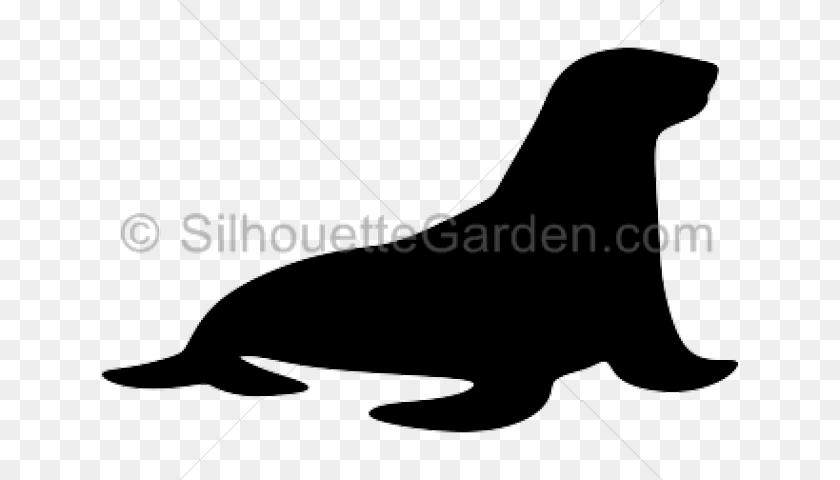 640x480 Sea Lion Silhouette, Smoke Pipe, Animal, Sea Life, Mammal Sticker PNG