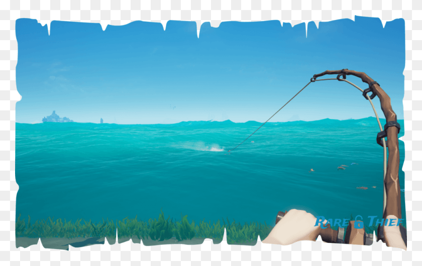 1024x618 Sea Of Thieves Fishing Guide Pull Right Beacon Sea Of Thieves, Outdoors, Nature, Water HD PNG Download