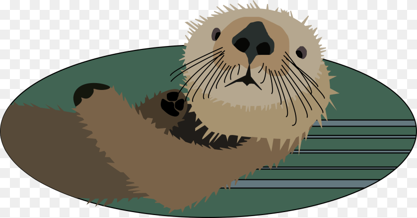 2400x1260 Sea Otter Clip Arts Sea Otter Clipart, Animal, Mammal, Wildlife, Fish PNG