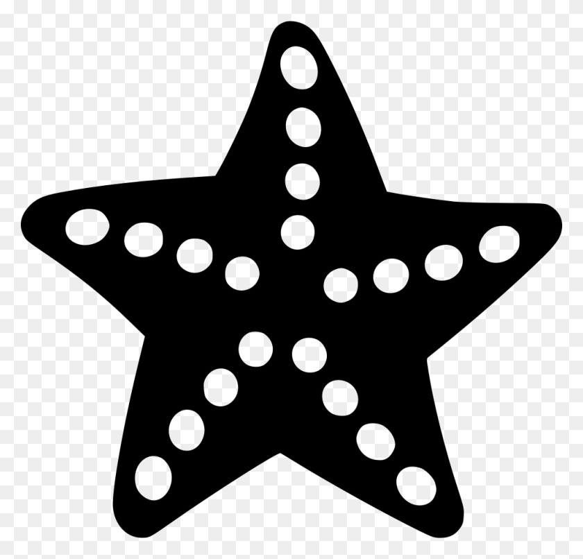 980x938 Sea Star Transparent Image Star Fish Icon, Symbol, Star Symbol, Cross HD PNG Download