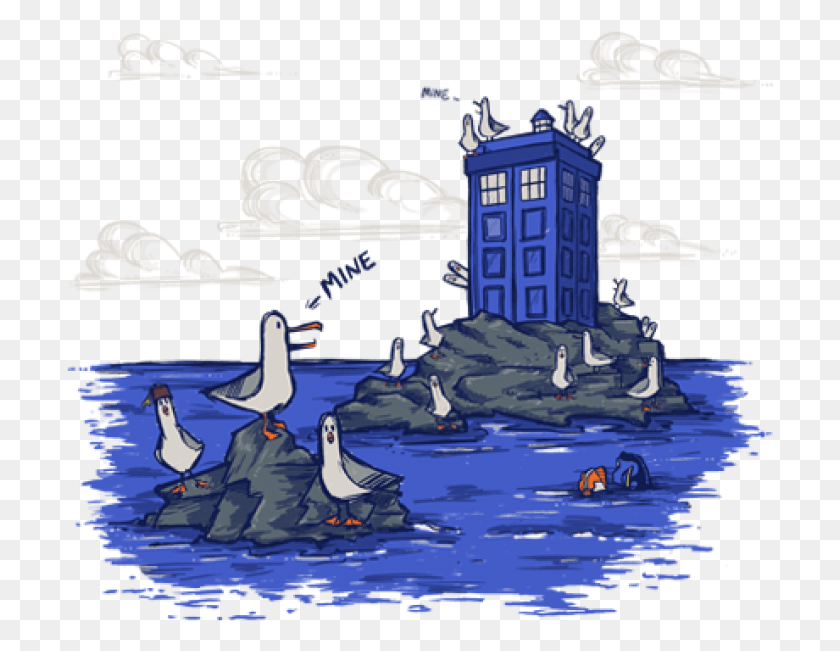 707x591 Seagulls Have The Phonebox The Walt Disney Company, Bird, Animal, Outdoors HD PNG Download