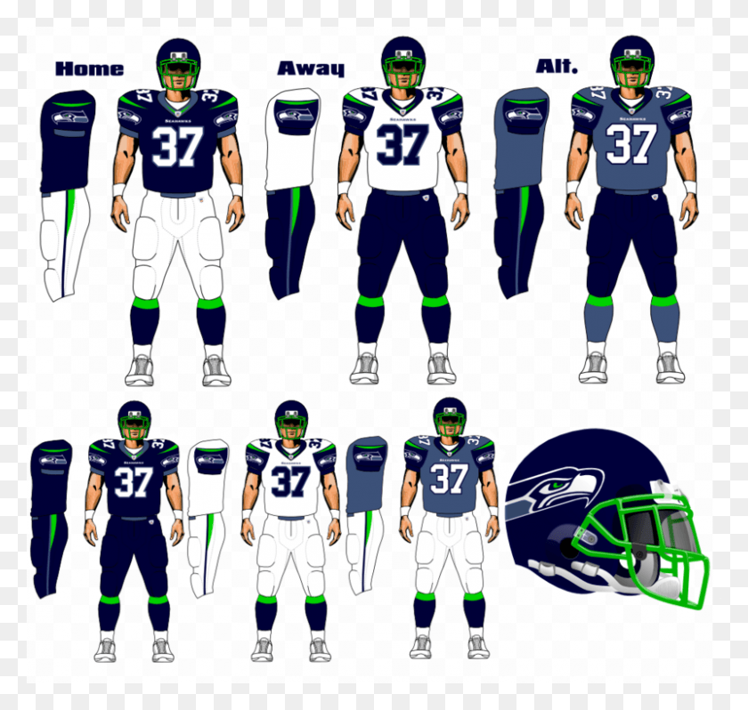 800x757 Seahawksconcept Team, Person, Clothing, Helmet HD PNG Download
