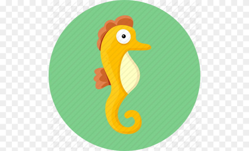 512x512 Seahorse Clipart Horsefish, Animal, Sea Life, Mammal Sticker PNG