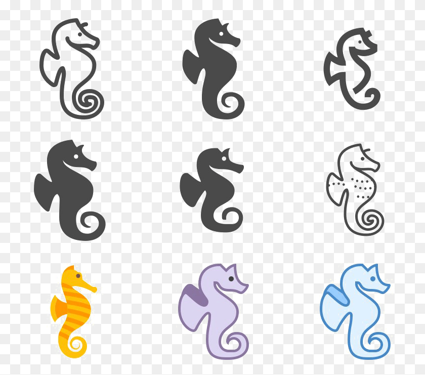 721x681 Seahorse High Quality Image Northern Seahorse, Text, Symbol, Number HD PNG Download