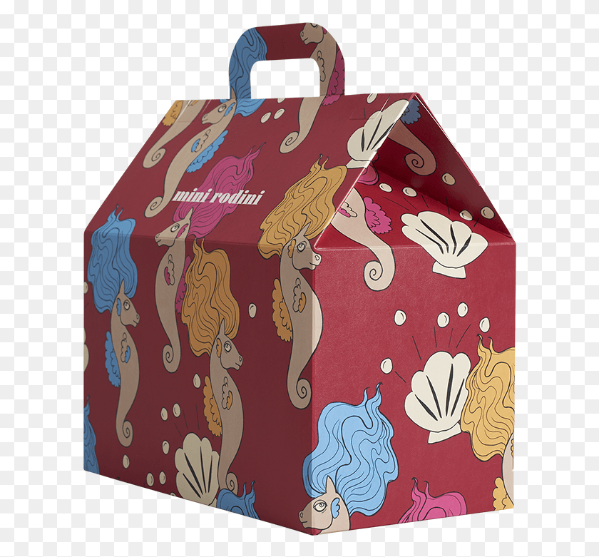 608x721 Seahorse Small Gift Box Box, Bag, Shopping Bag, Tote Bag HD PNG Download