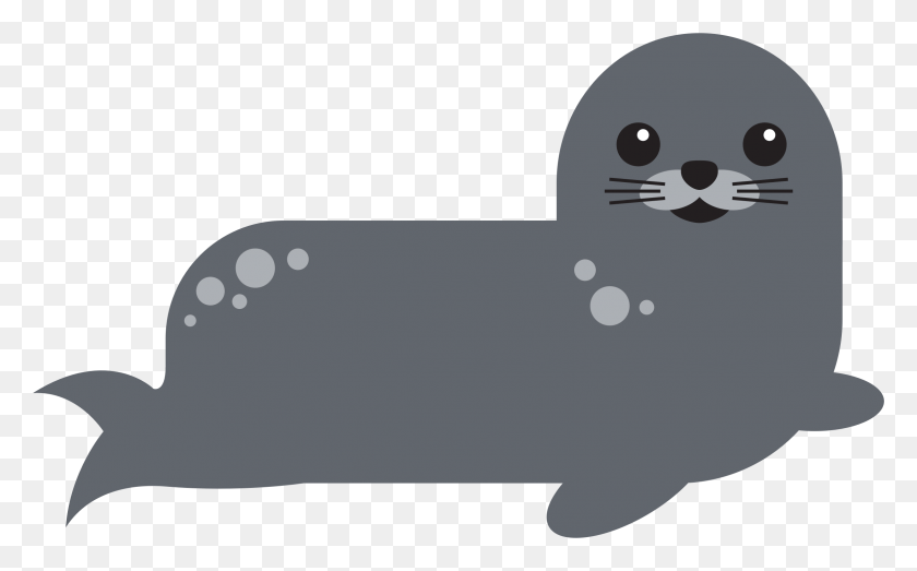 2318x1376 Seal Cartoon Cartoon Seal No Background, Animal, Penguin, Bird HD PNG Download