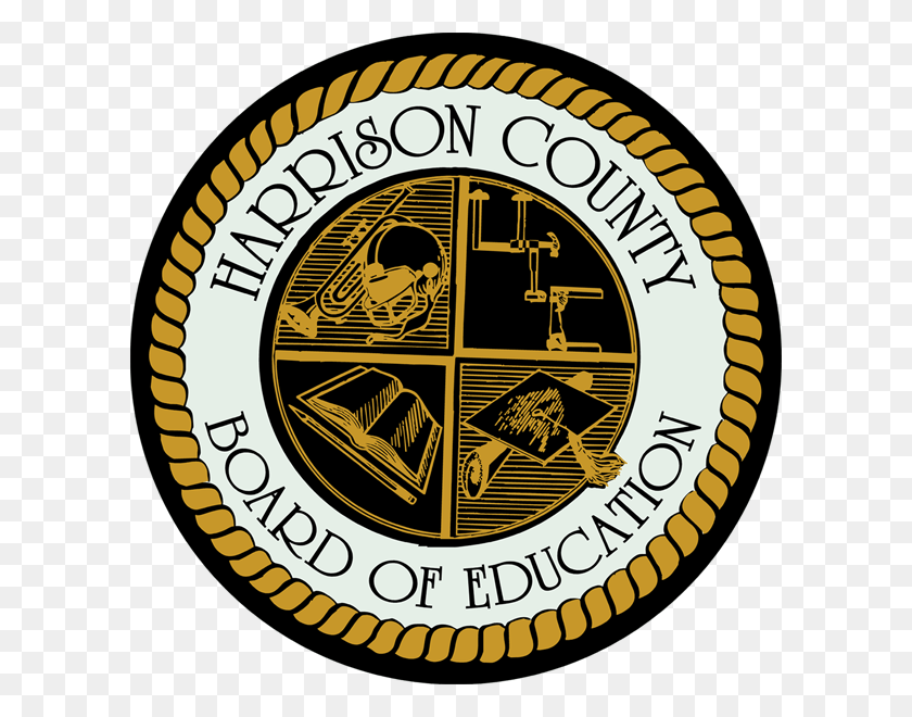 600x600 Seal Harrison County Schools Logo, Symbol, Trademark, Emblem HD PNG Download
