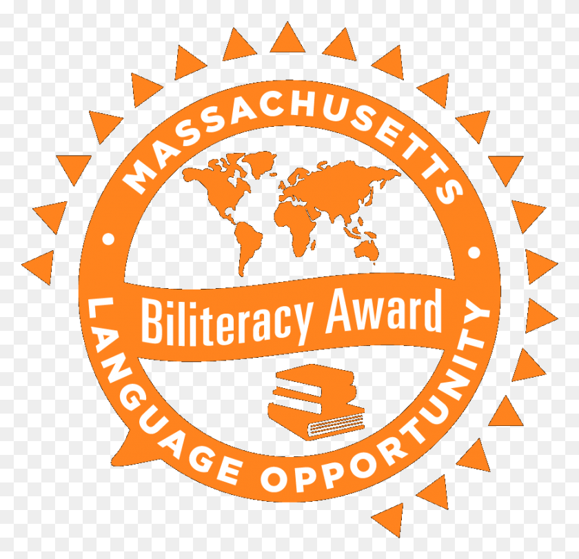 866x834 Seal Of Biliteracy Massachusetts Mt Diablo Adult Education, Label, Text, Logo HD PNG Download