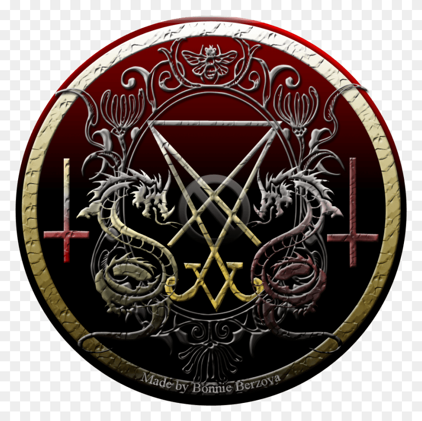 902x902 Seal Of Lucifer Emblem, Symbol, Logo, Trademark HD PNG Download