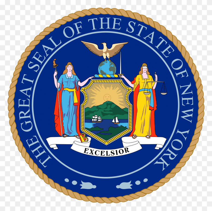 2000x1995 Seal Of New York New York Seal, Logo, Symbol, Trademark HD PNG Download
