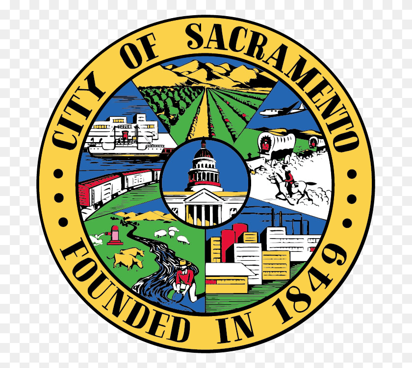 691x691 Seal Of Sacramento California Sacramento California Seal, Logo, Symbol, Trademark HD PNG Download