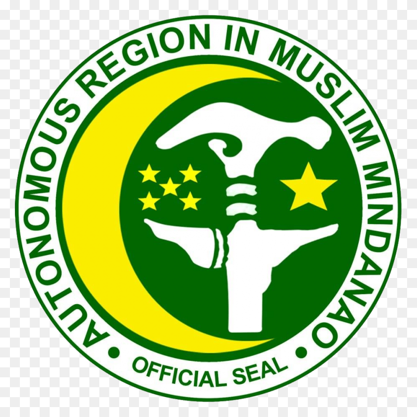 930x930 Seal Of The Autonomous Region In Muslim Mindanao Autonomous Region In Muslim Mindanao, Logo, Symbol, Trademark HD PNG Download