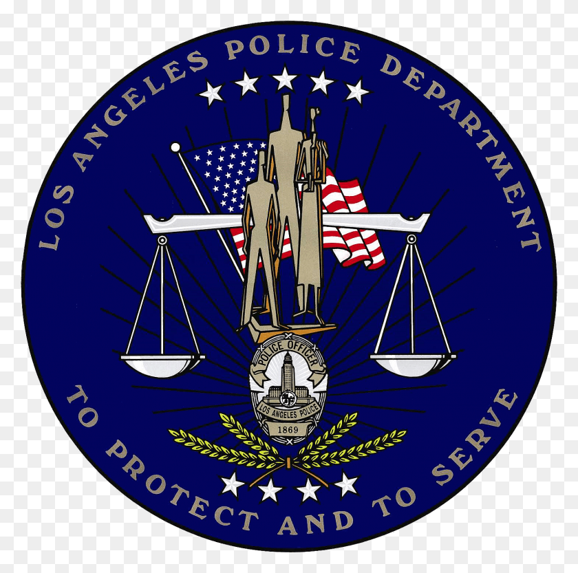 1458x1446 Печать Полицейского Управления Лос-Анджелеса Департамент Полиции Лос-Анджелеса, Масштаб, Логотип, Символ Hd Png Скачать