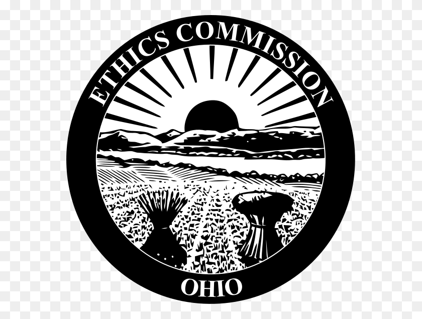 575x575 Seal Of The Ohio Ethics Commission Ohio State Seal, Label, Text, Logo HD PNG Download