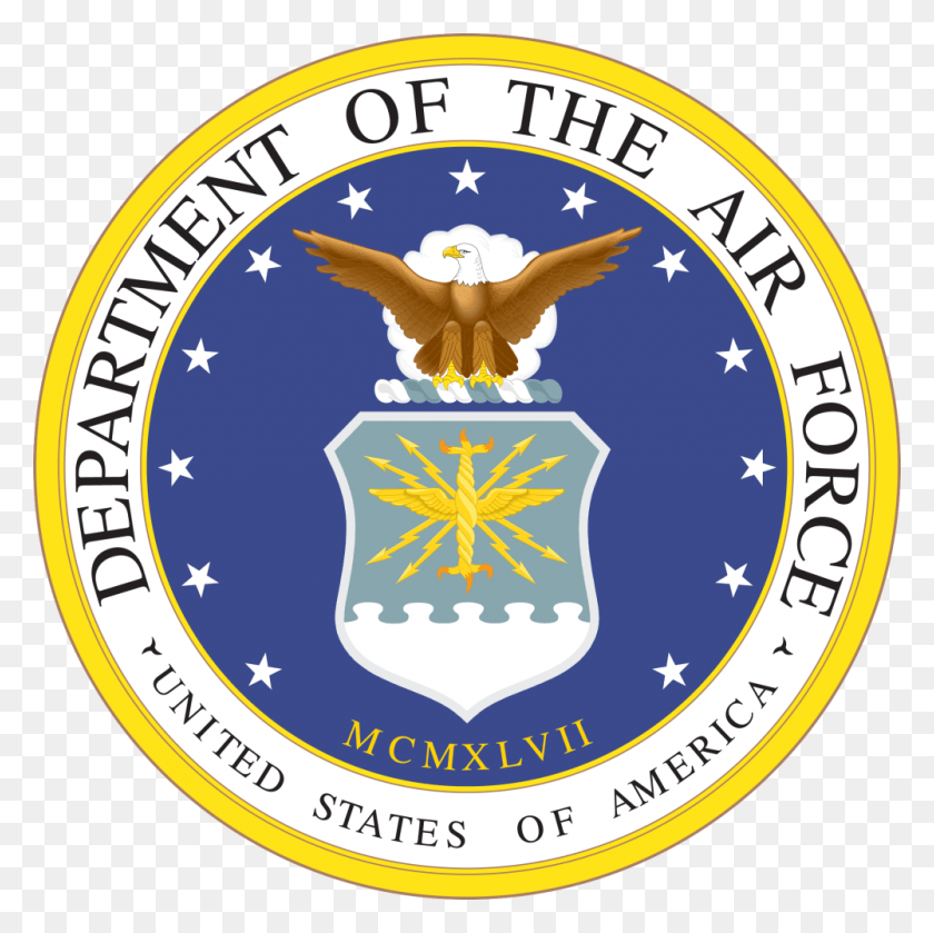1000x1000 Seal Of The U United States Air Force Official Logo, Symbol, Trademark, Badge HD PNG Download
