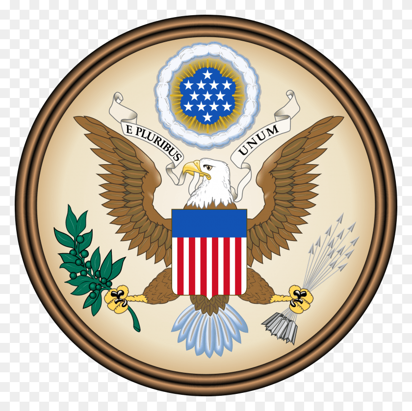 2000x2000 Seal Of The United States, Symbol, Emblem, Bird HD PNG Download