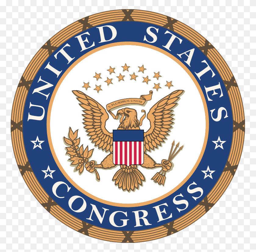 769x768 Descargar Png Sello Congreso De Los Estados Unidos, Logotipo, Símbolo, Marca Registrada Hd Png