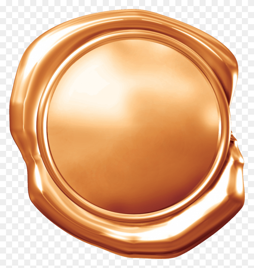 1236x1313 Sealing Wax Seal Wax Copper Caramel Color Image Wax Seal Clipart, Bronze, Lamp, Gold HD PNG Download
