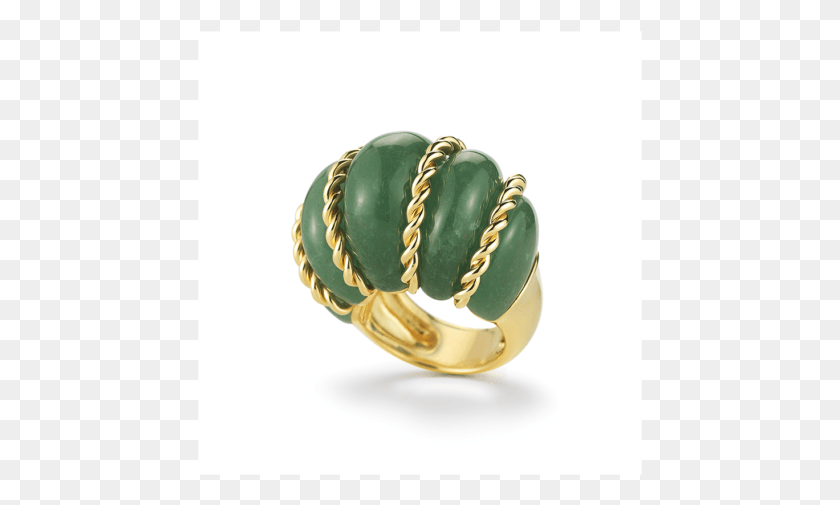 445x445 Seaman Schepps Shrimp Ring Green Aventurine Engagement Ring, Accessories, Accessory, Jewelry HD PNG Download