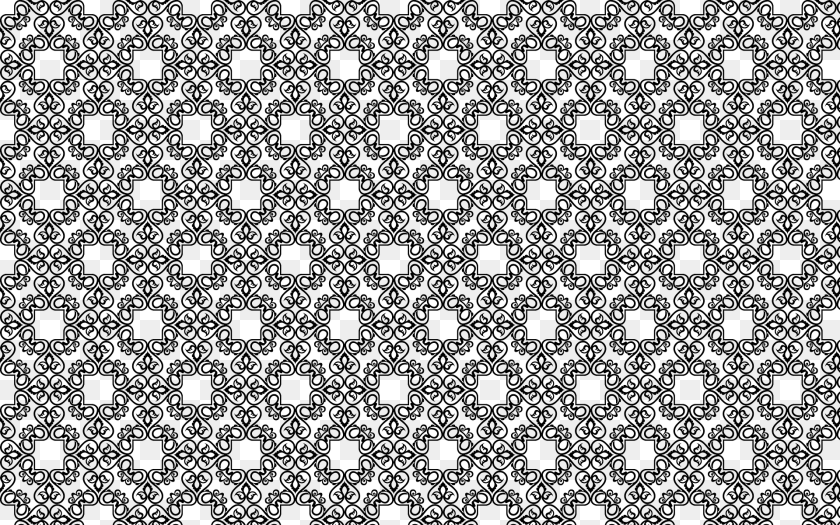 Seamless Decorative Floral Flourish Pattern Clipart, Texture, Home Decor, Green, Blackboard Sticker PNG