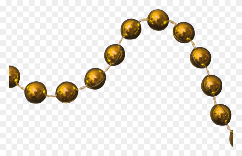 801x494 Seamless Gold Garland Christmas Yellow Garland, Sphere, Accessories, Accessory HD PNG Download