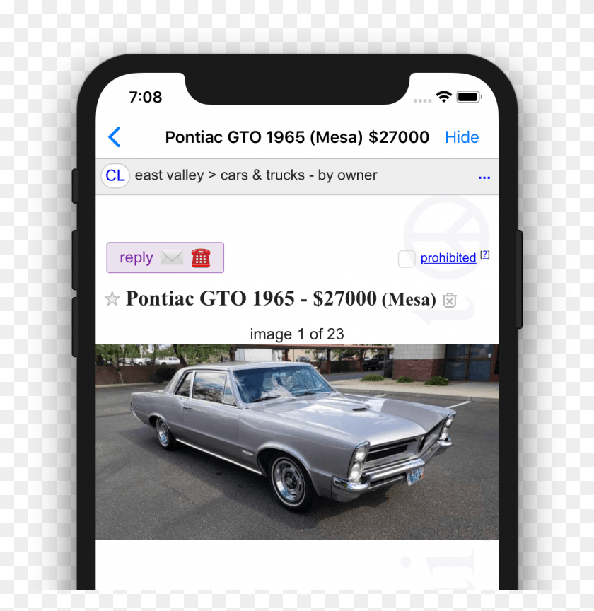 1133x1169 Search All Of Craigslist Pontiac Gto, Car, Vehicle, Transportation HD PNG Download
