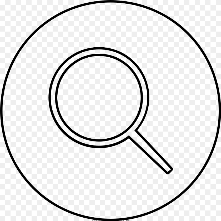 971x971 Search Button Coloring, Gray Transparent PNG