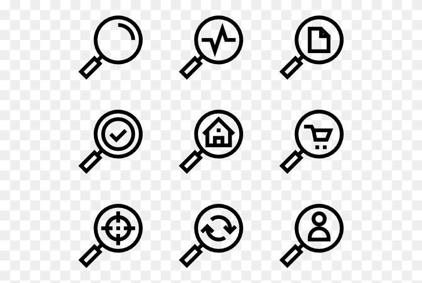 529x505 Search Customer Service Line Icon, Gray, World Of Warcraft HD PNG Download