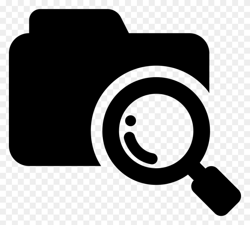 980x874 Search Folder Interface Symbol Eye Magnifying Glass Icon, Camera, Electronics, Magnifying HD PNG Download