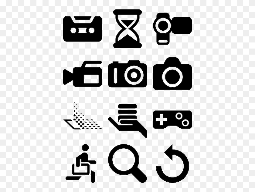 425x573 Search Multimedia Icon Pack, Electronics, Camera, Cooktop HD PNG Download