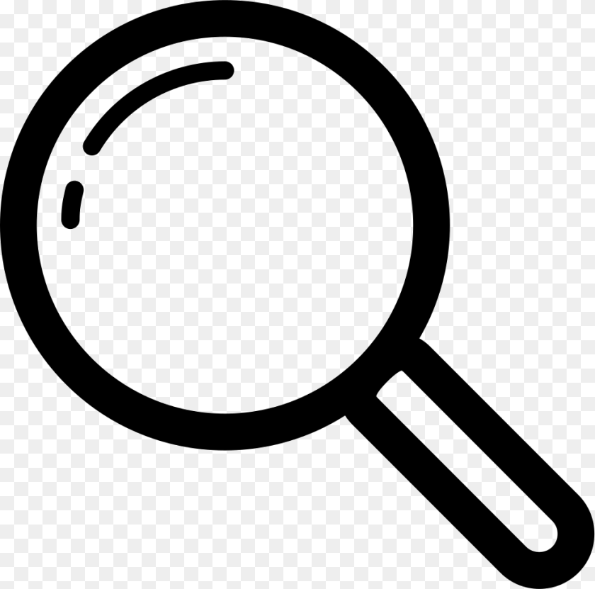 Searching Tool Outline Debugging Icon, Magnifying, Smoke Pipe Clipart PNG