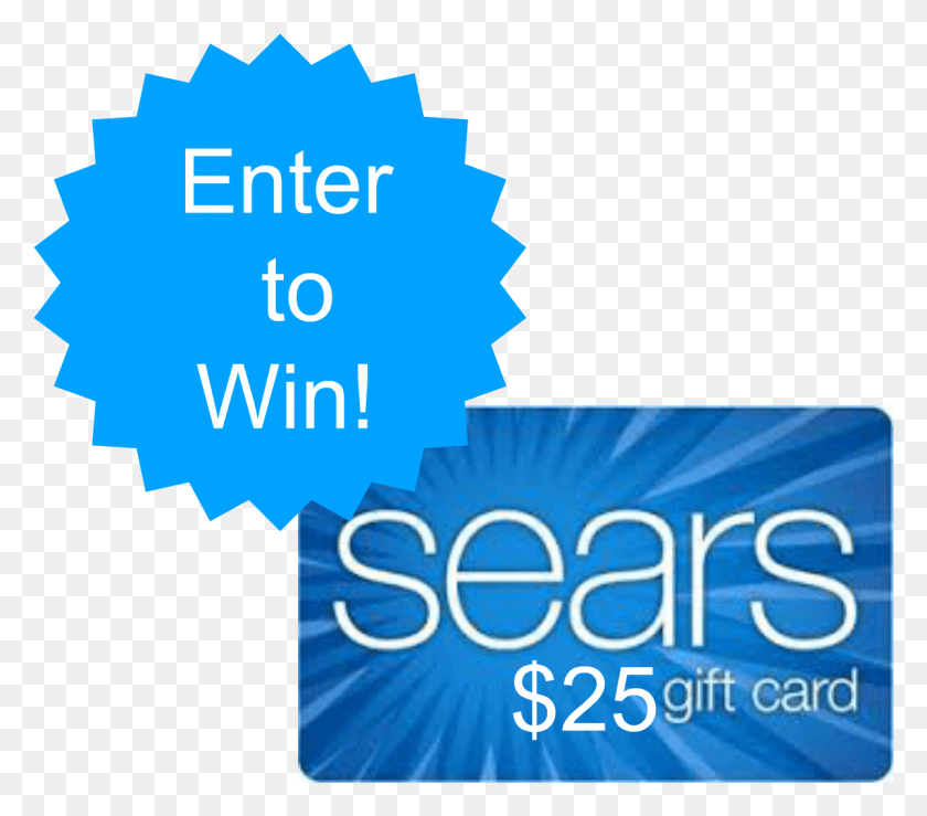 1199x1044 Sears 25 Gift Card, Text, Graphics HD PNG Download