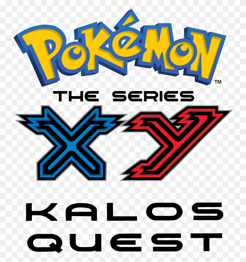 748x835 Descargar Png / Logotipo De La Temporada 18, Pokémon, La Serie Xy, Logotipo De Kalos Quest, Texto, Símbolo, Marca Registrada Hd Png