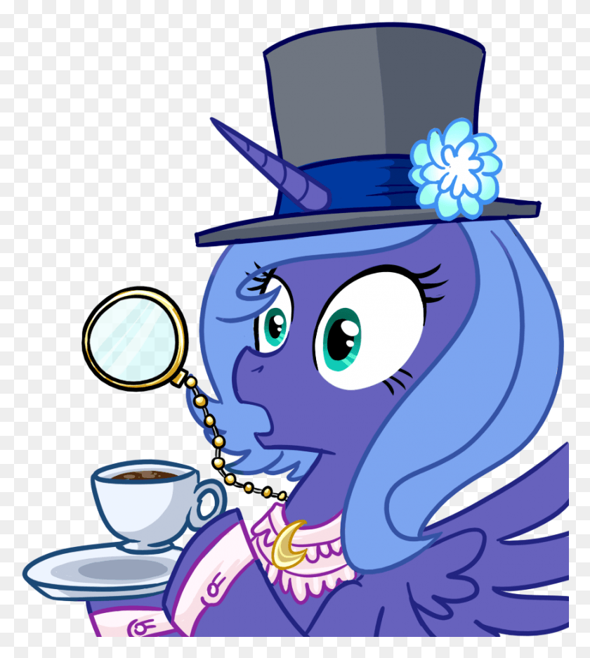 871x979 Season 2 To Knock Our Socks Off Luna Monocle, Graphics, Coffee Cup HD PNG Download