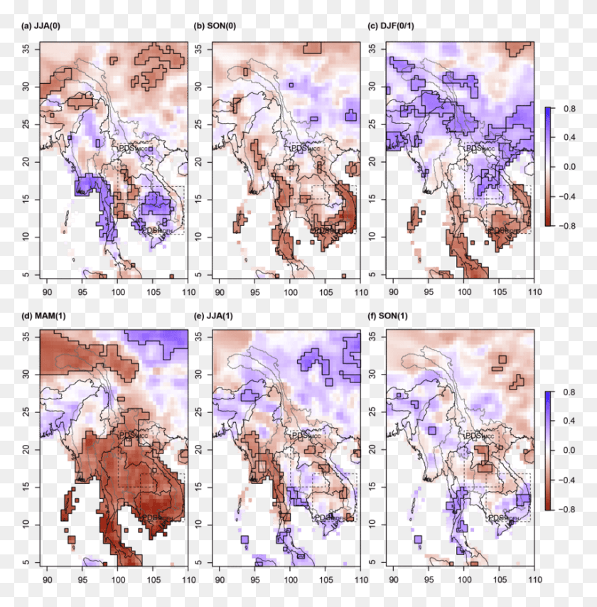 850x866 Seasonal Evolution Of Enso Related Rainfall Anomalies Illustration, Map, Diagram, Person HD PNG Download