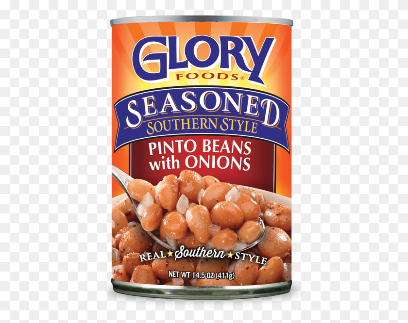 413x606 Seasoned Pinto Beans With Onions Glory Green Beans, Plant, Food, Vegetable HD PNG Download