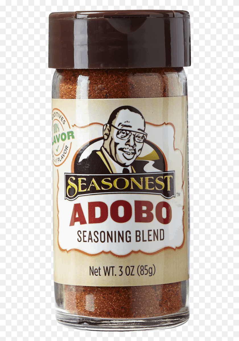 508x1134 Seasonest Adobo Seasoning Blend Bottle, Label, Text, Beer HD PNG Download