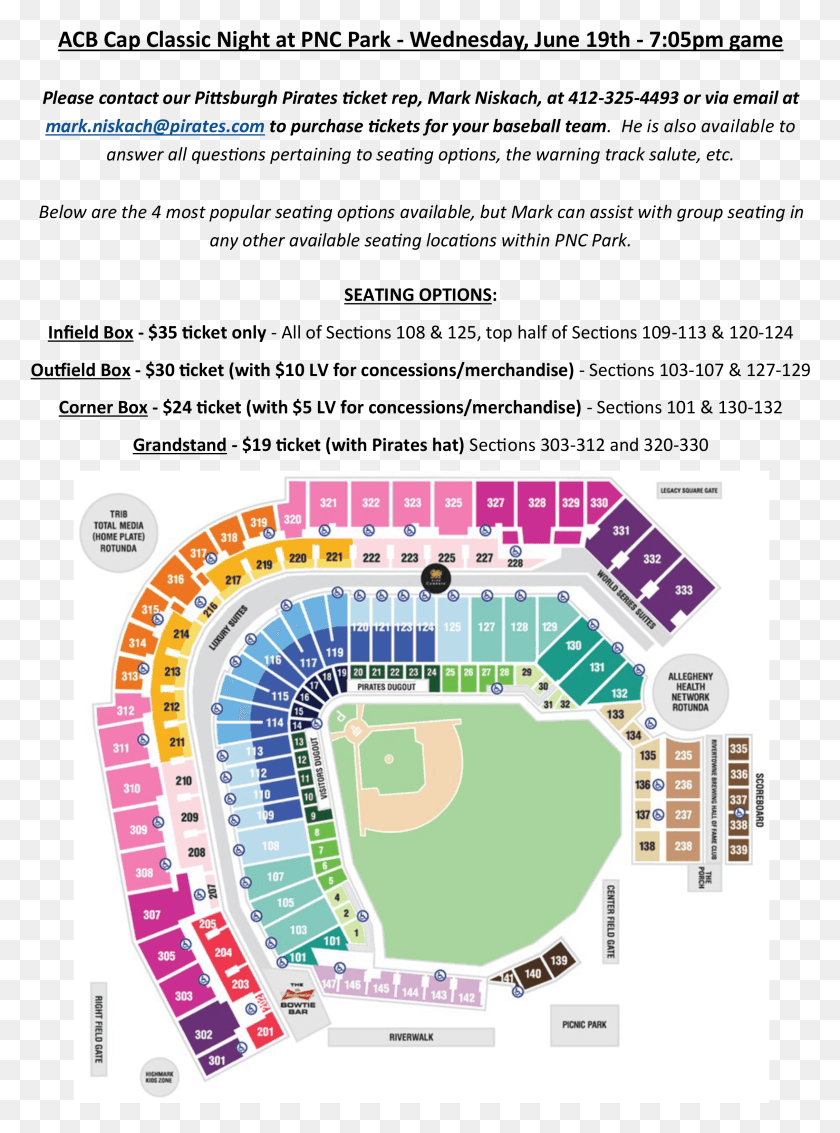 2259x3110 Seat Number Pnc Park Seating Chart, Plan, Plot, Diagram HD PNG Download