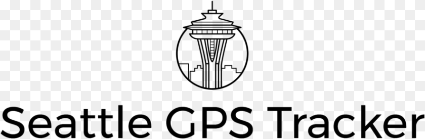 Seattle Gps Tracker Logo Monster, Gray Sticker PNG