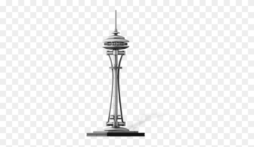 274x426 Seattle Space Needle Lego Seattle Space Needle, Lamp Post, Lamp HD PNG Download