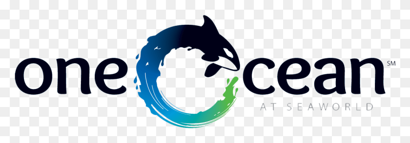 1189x358 Seaworld Logo Clip Art Sea World One Ocean, Animal, Sea Life, Mammal HD PNG Download