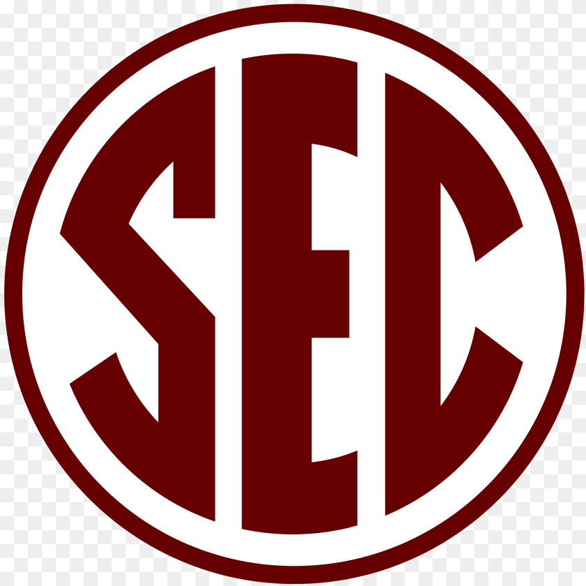 2000x2000 Sec Logo In Mississippi State Colors, First Aid, Symbol Transparent PNG