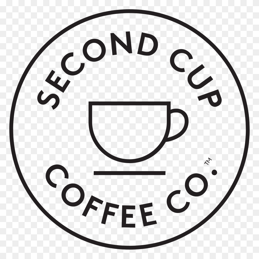 5000x5000 Second Cup Coffe Company Logo Transparent Second Cup Logo, Text, Label, Symbol HD PNG Download