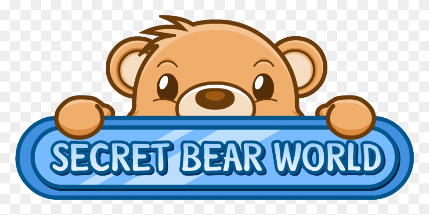 890x414 Secret Bear World, Etiqueta, Texto, Mamífero Hd Png
