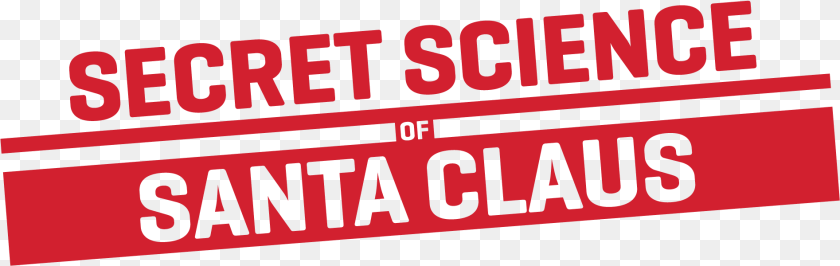 1895x600 Secret Science Of Santa Claus Dutch Vlogging Secret Science Amp Santa, Text, Advertisement, Symbol, Sign Clipart PNG